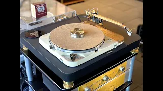 Custom Slate Thorens TD-124 Turntable  - One of a Kind!