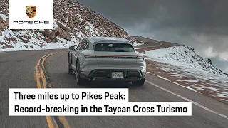 Journey to Pikes Peak: Guinness World Record set in Taycan Cross Turismo