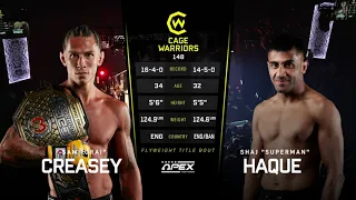 Cage Warriors 148: Shaj Haque vs Sam Creasey