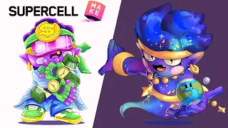 Supercell Make Gene and Sandy Skins