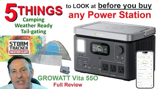 🔴Growatt VITA 550 Review - 5 Questions to Size up any Power Station