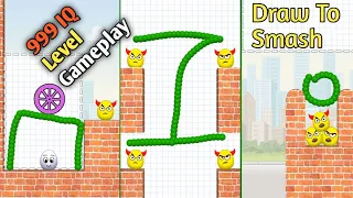 Draw To Smash Logic Puzzle - Level 100 to 200 walkthrough gameplay|| 999 IQ Level (Part - 1)