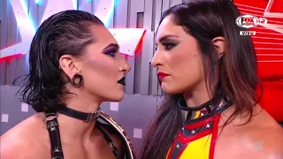 Raquel Rodriguez confronta a Rhea Ripley en Backstage - WWE Raw 19/06/2023 (En Español)