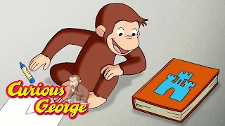 Curious George 🐵 Drawing a Castle 🐵 Kids Cartoon 🐵 Kids Movies 🐵 Videos for Kids