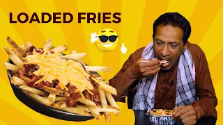 Village/Tribal People Try Loaded Fries for the First Time