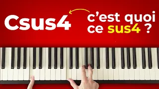 Comment jouer les ACCORDS SUS4 au piano