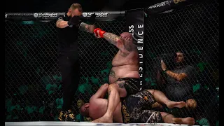 HEROES 7 Sandu Lungu vs Dejan Bubic. S-a cutremurat cușca la meciul celor doi coloși