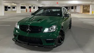 Mercedes Benz C class coupe mod list + walk around