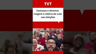 Famosos e Alckmin reagem à vitória de Lula nas eleições