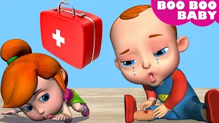 Boo Boo Sick Song | Baby Boo Boo Family Moments | Nursery Rhymes & Kids Songs |Emmie Baby Songs