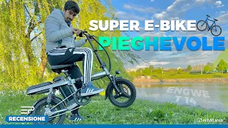 La MIGLIORE BICI ELETTRICA ECONOMICA e pieghevole! 😱 ENGWE T14 | Recensione