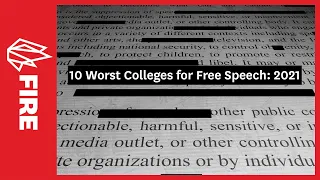 10 Worst Colleges for Free Speech: 2021