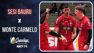 Sesi Bauru X Monte Carmelo | MELHORES MOMENTOS | Superliga BET7K Masculino 23/24