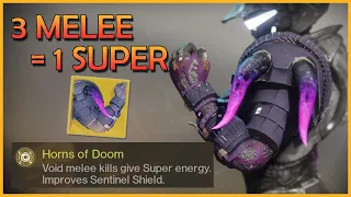 DOOM FANG PAULDRON. 3 MELEE = 1 SUPER | Destiny 2 Sentinel Bubble Titan Top Tree PvP #23