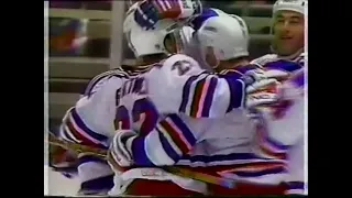 New York Rangers VS New Jersey Devils Game 1 1992 Playoffs