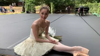 Marianela Núñez, Principal Dancer at the The Royal Ballet, thanking Harlequin