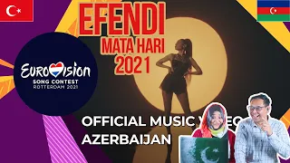 Pakistani Reaction 🇦🇿 Efendi - Mata Hari - Azerbaijan 🇦🇿 - Official Music Video -Eurovision 2021