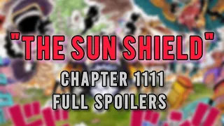 Shocking Revelation: One Piece Chapter 1111 Full Spoilers!
