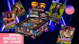 Topps WWE Superstars / Full Box Unboxing!!