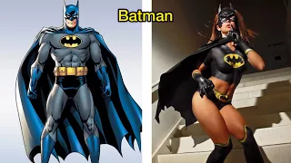 Superheroes Characters Gender Swap