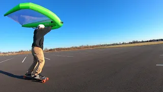 Wingskating Paved Parking Lot Paradise