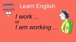 Learn English - present simple and present progressive