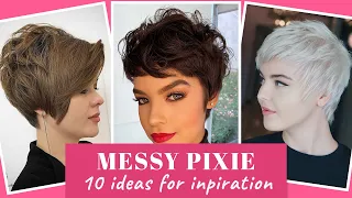 Messy Pixie Cut - A Stylish Short Hairstyle For Tousled Look