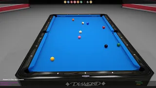 ShootersPool (PC) gameplay, 9-ball match race to 9