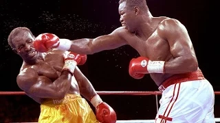 Evander Holyfield - Larry Holmes. Бокс. Эвандер Холифилд -  Ларри Холмс