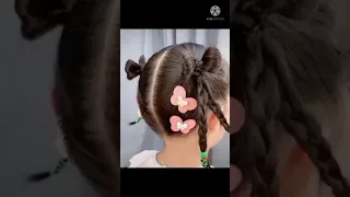 Braided ponytail Tutorial / Hairstyles / Hairstyles for long hair. Soch turmaklari #shorts