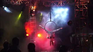 Circus Performer at the Queen Mary Dark Harbor