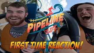 *NEW FOR 2023* "Pipeline: The Surf Coaster" FIRST TIME REACTION