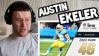 Rugby Player Reacts to AUSTIN EKELER (Los Angeles Chargers, RB) #46 NFL Top 100 Players in 2022