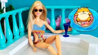 bajka Masza i Barbie kąpie się w dżakuzi sąsiadów