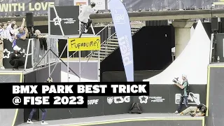 INSANE BMX Park BEST TRICK Contest @ FISE 2023