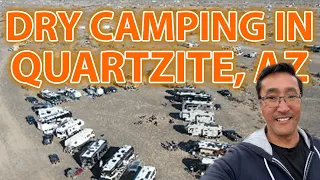 Dry Camping in Quartzite, AZ!  #FullTimeRV #RVLiving #rvlife