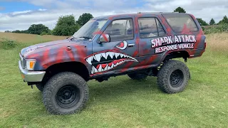 Toyota Hilux 4runner Project Part 5 - Meet the Shark Attack Response Truck!