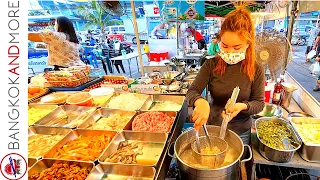 Thai Street Food NIGHT MARKET | Chonburi THAILAND