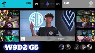 CLG vs TSM | Week 9 Day 2 S11 LCS Summer 2021 | TSM vs CLG W9D2 Full Game