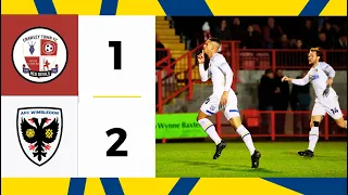 Crawley Town 1-2 AFC Wimbledon 📺 | 10-man Dons triumph against the odds 🤩 | Highlights 🟡🔵