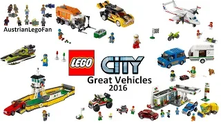 Lego City Great Vehicles 2016 Compilation of all Sets