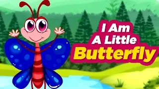 I Am A Little Butterfly | Nursery Rhymes Songs for Childrens | Rhymes For Kids | Amulya Kids