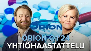 Orion Q1’24: Pitkän aikavälin kasvua rakentaen