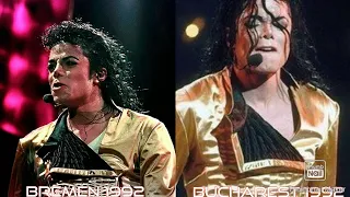 Michael Jackson : Comparison Wanna Be Starting Something Bremen '92 vs Bucharest '92