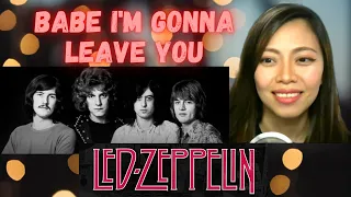 LED ZEPPELIN - BABE I'M GONNA LEAVE YOU (Danmarks Radio 1969) [REACTION ]| KatzinJP