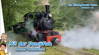 Mit der Dampflok durch das Bockbachtal...Stumpfwald-Bahn