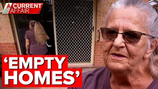 Public housing accommodation allegedly sits empty amid rental crisis | A Current Affair