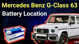 Mercedes Benz G 63 AMG battery Location |HOW TO Locate battery on a W463 G-Wagen #amgbatterylocation