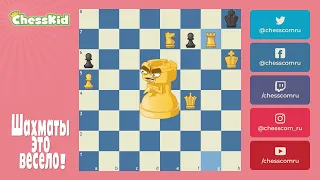 ✅ Шахматы для детей на ChessKid - Пат 😉👍 Как научиться играть в шахматы