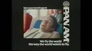 Pan Am Commercial: "Three Great Ways to Fly the World" (1979)